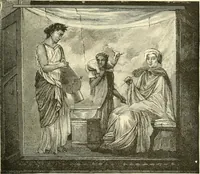 An illustration from Museum of antiquity : a description of ancient life : the employments, amusements, customs and habits, the cities, palaces, monuments and tombs, the literature and fine arts of 3,000 years ago (1882)
