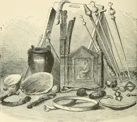 An illustration from Museum of antiquity : a description of ancient life : the employments, amusements, customs and habits, the cities, palaces, monuments and tombs, the literature and fine arts of 3,000 years ago (1882)