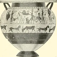 Picture 85 of 210 from Museum of antiquity; a description of ancient life: the employments, amusements, customs and habits, the cities, places, monuments and tombs, the literature and fine arts of 3,000 years ago (1887), leaf 337