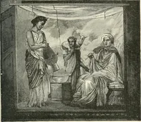 An illustration from Museum of antiquity; a description of ancient life: the employments, amusements, customs and habits, the cities, places, monuments and tombs, the literature and fine arts of 3,000 years ago (1887)