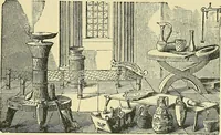 An illustration from Museum of antiquity; a description of ancient life: the employments, amusements, customs and habits, the cities, palaces, monuments and tombs, the literature and fine arts of 3,000 years ago (1883)