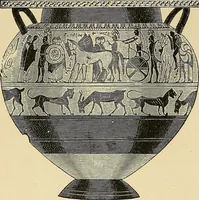 Picture 84 of 212 from Museum of antiquity; a description of ancient life: the employments, amusements, customs and habits, the cities, palaces, monuments and tombs, the literature and fine arts of 3,000 years ago (1883), leaf 341