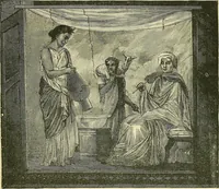 An illustration from Museum of antiquity; a description of ancient life: the employments, amusements, customs and habits, the cities, palaces, monuments and tombs, the literature and fine arts of 3,000 years ago (1883)