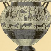 Picture 84 of 207 from Museum of antiquity; a description of ancient life: the employments, amusements, customs and habits, the cities, places, monuments and tombs, the literature and fine arts of 3,000 years ago (1882), leaf 337