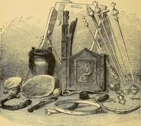 An illustration from Museum of antiquity; a description of ancient life: the employments, amusements, customs and habits, the cities, places, monuments and tombs, the literature and fine arts of 3,000 years ago (1882)