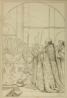 An illustration from Museum of painting and sculpture, or, Collection of the principal pictures, statues and bas-reliefs in the public and private galleries of Europe (1828)