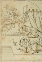 An illustration from Museum of painting and sculpture, or, Collection of the principal pictures, statues and bas-reliefs in the public and private galleries of Europe (1828)
