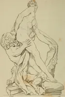 An illustration from Museum of painting and sculpture, or, Collection of the principal pictures, statues and bas-reliefs in the public and private galleries of Europe (1828)