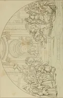 An illustration from Museum of painting and sculpture, or, Collection of the principal pictures, statues and bas-reliefs in the public and private galleries of Europe (1828)
