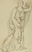 An illustration from Museum of painting and sculpture, or, Collection of the principal pictures, statues and bas-reliefs in the public and private galleries of Europe (1828)
