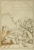 An illustration from Museum of painting and sculpture, or, Collection of the principal pictures, statues and bas-reliefs in the public and private galleries of Europe (1828)