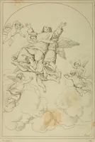 An illustration from Museum of painting and sculpture, or, Collection of the principal pictures, statues and bas-reliefs in the public and private galleries of Europe (1828)