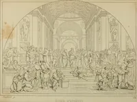 Picture 9 of 68 from Museum of painting and sculpture, or, Collection of the principal pictures, statues and bas-reliefs in the public and private galleries of Europe (1828), leaf 99