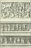 An illustration from Museum veronense, hoc est, Antiquarum inscriptionum atque anaglyphorum collectio : cui Taurinensis adiungitur et Vindobonensis : accedunt monumenta id genus plurima nondum vulgata, et ubicumque collecta (1749)