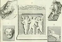 An illustration from Museum veronense, hoc est, Antiquarum inscriptionum atque anaglyphorum collectio : cui Taurinensis adiungitur et Vindobonensis : accedunt monumenta id genus plurima nondum vulgata, et ubicumque collecta (1749)