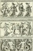 An illustration from Museum veronense, hoc est, Antiquarum inscriptionum atque anaglyphorum collectio : cui Taurinensis adiungitur et Vindobonensis : accedunt monumenta id genus plurima nondum vulgata, et ubicumque collecta (1749)