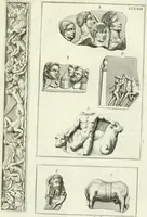 An illustration from Museum veronense, hoc est, Antiquarum inscriptionum atque anaglyphorum collectio : cui Taurinensis adiungitur et Vindobonensis : accedunt monumenta id genus plurima nondum vulgata, et ubicumque collecta (1749)