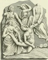 An illustration from Museum veronense, hoc est, Antiquarum inscriptionum atque anaglyphorum collectio : cui Taurinensis adiungitur et Vindobonensis : accedunt monumenta id genus plurima nondum vulgata, et ubicumque collecta (1749)