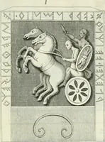 An illustration from Museum veronense, hoc est, Antiquarum inscriptionum atque anaglyphorum collectio : cui Taurinensis adiungitur et Vindobonensis : accedunt monumenta id genus plurima nondum vulgata, et ubicumque collecta (1749)