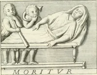 An illustration from Museum veronense, hoc est, Antiquarum inscriptionum atque anaglyphorum collectio : cui Taurinensis adiungitur et Vindobonensis : accedunt monumenta id genus plurima nondum vulgata, et ubicumque collecta (1749)