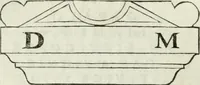 An illustration from Museum veronense, hoc est, Antiquarum inscriptionum atque anaglyphorum collectio : cui Taurinensis adiungitur et Vindobonensis : accedunt monumenta id genus plurima nondum vulgata, et ubicumque collecta (1749)
