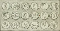 An illustration from Museum veronense, hoc est, Antiquarum inscriptionum atque anaglyphorum collectio : cui Taurinensis adiungitur et Vindobonensis : accedunt monumenta id genus plurima nondum vulgata, et ubicumque collecta (1749)