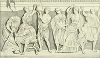 An illustration from Museum veronense, hoc est, Antiquarum inscriptionum atque anaglyphorum collectio : cui Taurinensis adiungitur et Vindobonensis : accedunt monumenta id genus plurima nondum vulgata, et ubicumque collecta (1749)