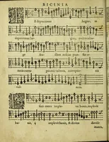 An illustration from Musicae : das ist der freyen lieblichen Singkunst erster und anderer Theil. Sampt beygefugtem nutzlichen Exempel Buchlein ... (1610)