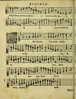 An illustration from Musicae : das ist der freyen lieblichen Singkunst erster und anderer Theil. Sampt beygefugtem nutzlichen Exempel Buchlein ... (1610)