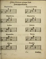 An illustration from Musicae : das ist der freyen lieblichen Singkunst erster und anderer Theil. Sampt beygefugtem nutzlichen Exempel Buchlein ... (1610)