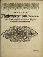 Picture 7 of 11 from Musicae : das ist der freyen lieblichen Singkunst erster und anderer Theil. Sampt beygefugtem nutzlichen Exempel Buchlein ... (1610), leaf 81