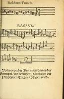 An illustration from Musica figuralis deudsch (1532)