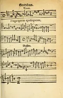 An illustration from Musica figuralis deudsch (1532)