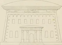 An illustration from The music of the eye; or, Essays on the principles of the beauty and perfection of architecture, as founded on and deduced from reason and analogy, and adapted to what may be traced of the ancient theories of taste, in the three first chapters of Vitruvius .. (1831)