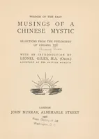 An illustration from Musings of a Chinese mystic : selections from the philosophy of Chuang Tzŭ (1906)