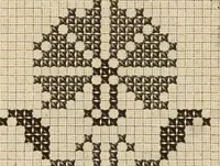 An illustration from Muster altdeutscher Leinenstickerei : II (1882)