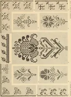 An illustration from Muster altdeutscher Leinenstickerei : II (1882)