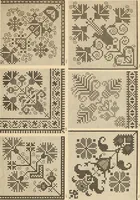 An illustration from Muster altdeutscher Leinenstickerei : II (1882)