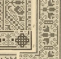 An illustration from Muster altdeutscher Leinenstickerei : II (1882)
