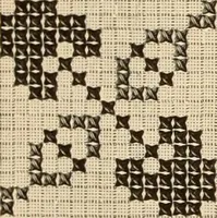 An illustration from Muster altdeutscher Leinenstickerei : II (1882)