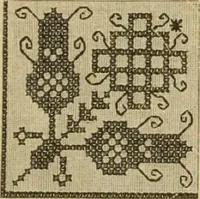 An illustration from Muster altdeutscher Leinenstickerei : IV (1888)