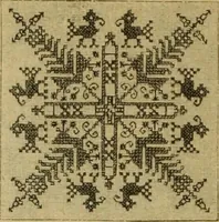 An illustration from Muster altdeutscher Leinenstickerei : IV (1888)