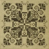 An illustration from Muster altdeutscher Leinenstickerei : IV (1888)