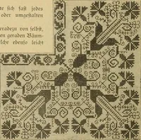 An illustration from Muster altdeutscher Leinenstickerei : IV (1888)