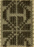 An illustration from Muster altdeutscher Leinenstickerei : IV (1888)