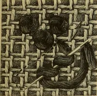 An illustration from Muster altdeutscher Leinenstickerei : IV (1888)