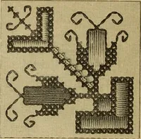 An illustration from Muster altdeutscher Leinenstickerei : IV (1888)