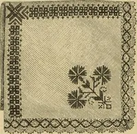 An illustration from Muster altdeutscher Leinenstickerei : IV (1888)