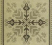 An illustration from Muster altdeutscher Leinenstickerei : IV (1888)
