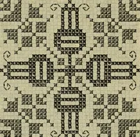 An illustration from Muster altdeutscher Leinenstickerei : IV (1888)